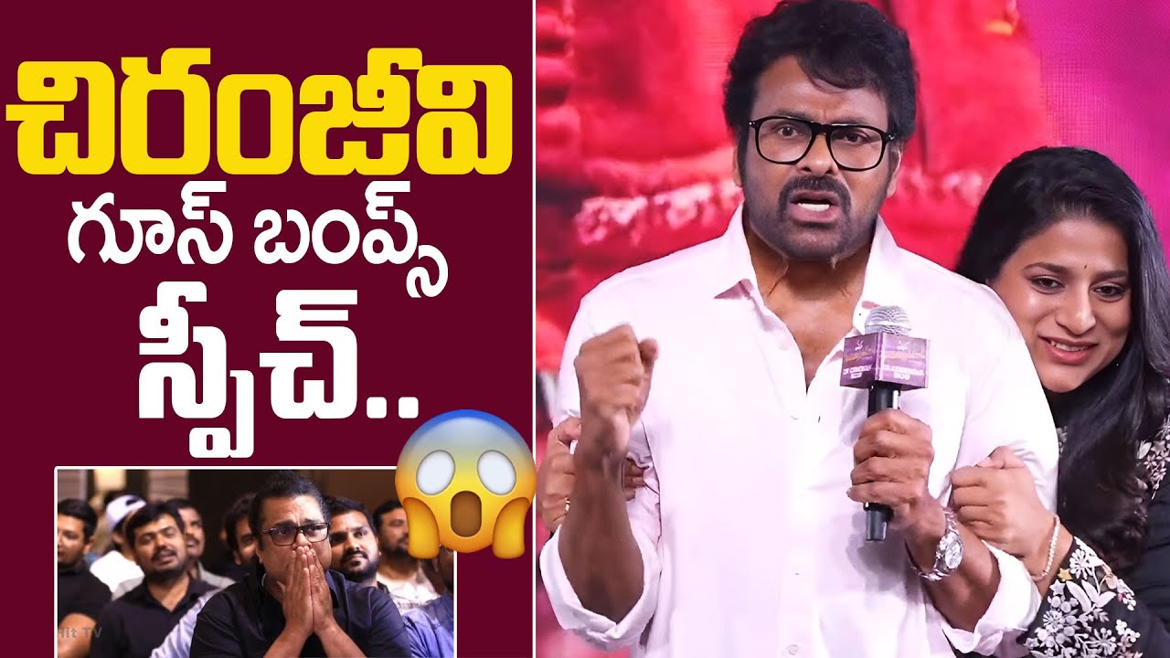 Megastar Chiranjeevi Superb Speech | Mana ShankaraVaraPrasad Garu All Time Industry Hit Celebrations