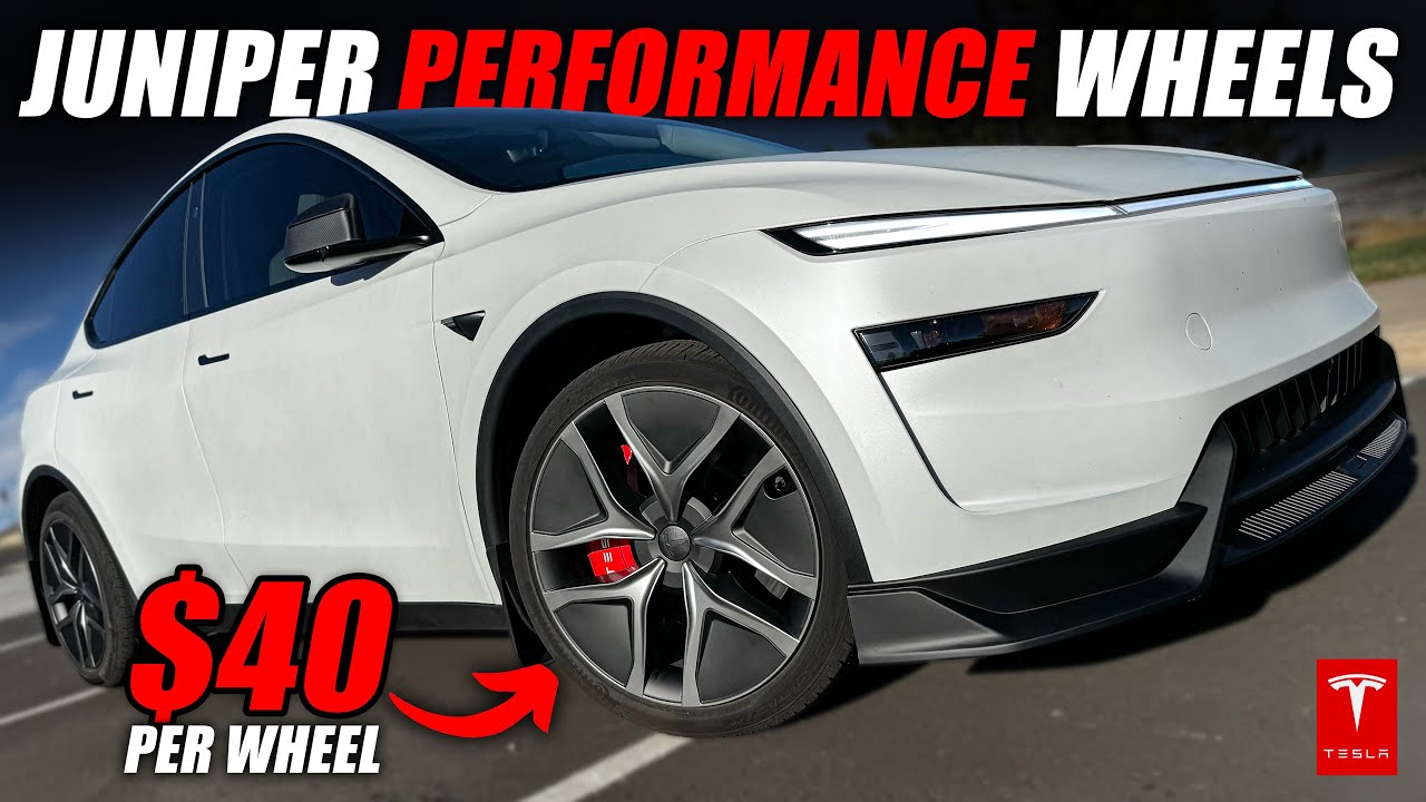 Новые чехлы Juniper Performance Style для Tesla Model Y по $40 за колесо! #tesla