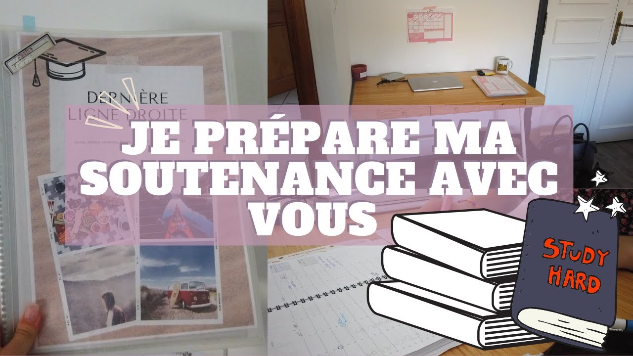 Je prépare ma soutenance de M2 psycho avec vous│c'est bientôt la fin ... 🤭 (partie 1)