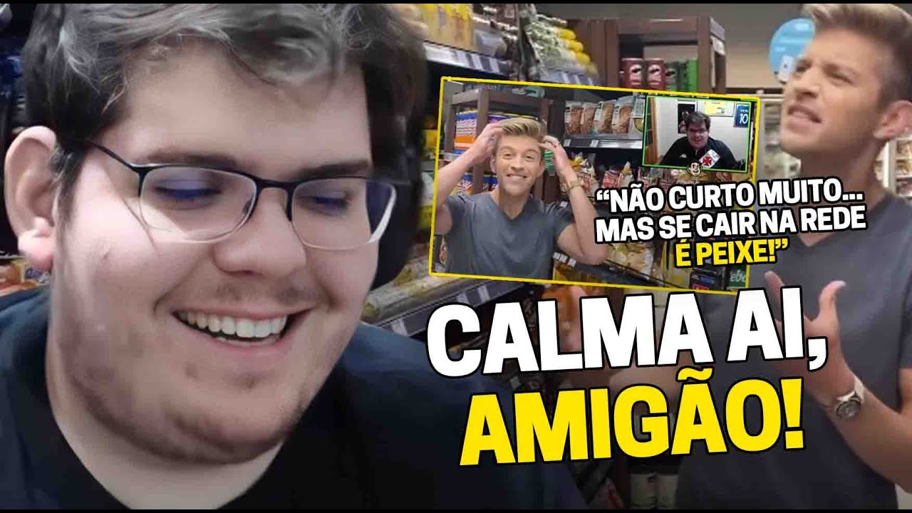 CASIMIRO REAGE: GRINGO VISITANDO MERCADO NO BRASIL | Cortes do Casimito