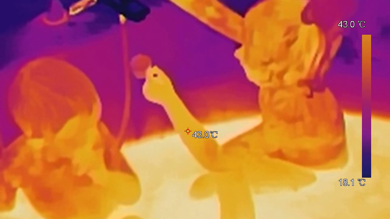 Lava bath - playing with thermal camera TPC-BF2221-T