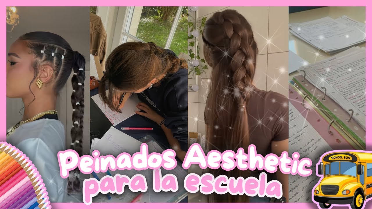 15 peinados AESTHETIC para la escuela (el #7 lo CAMBI&Oacute; TODO) 😱💗