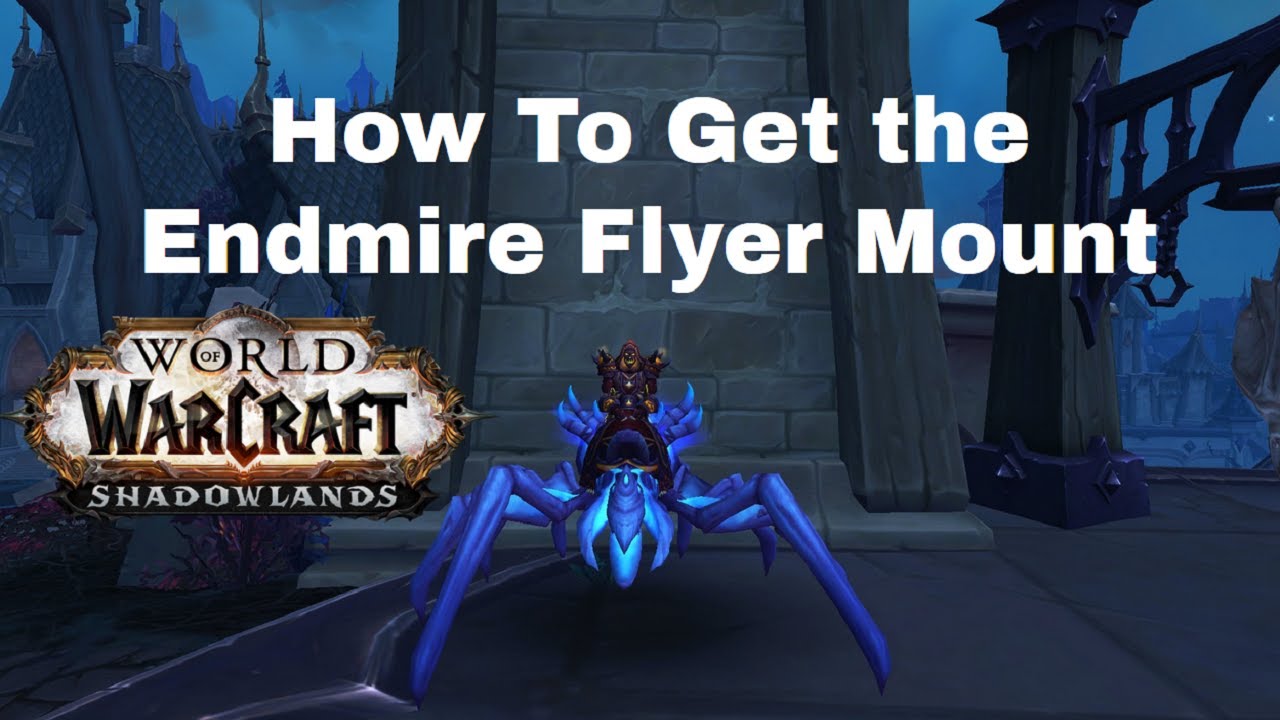 I got the Endmire Flyer mount in Revendreth Zone from a Rare(Twitch Clip)