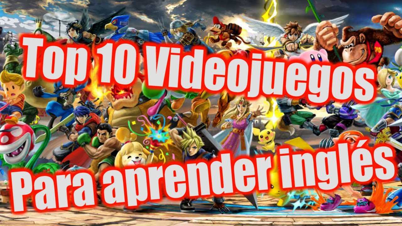 😄 Top 10 VIDEOJUEGOS para aprender INGLÉS 😄