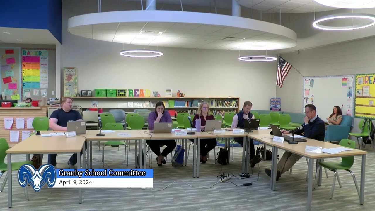 GRANBY MA School Committee 4-9-24