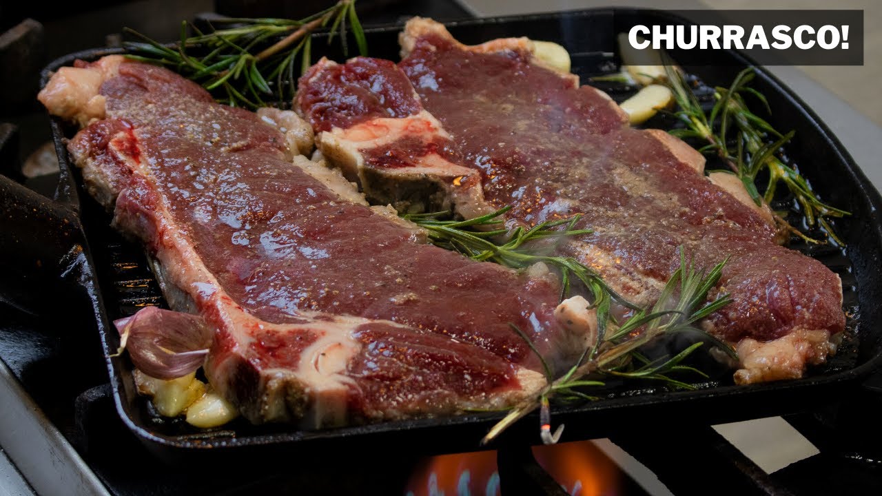 Cocinando CHURRASCO a la Parrilla sin Brasas Casero | Abelca