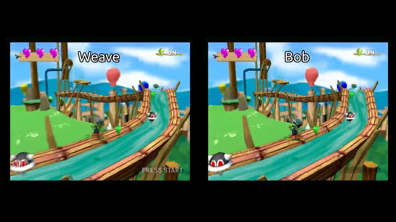 Deinterlacing example - Weaving vs. Bobbing (Retrotink 5x)