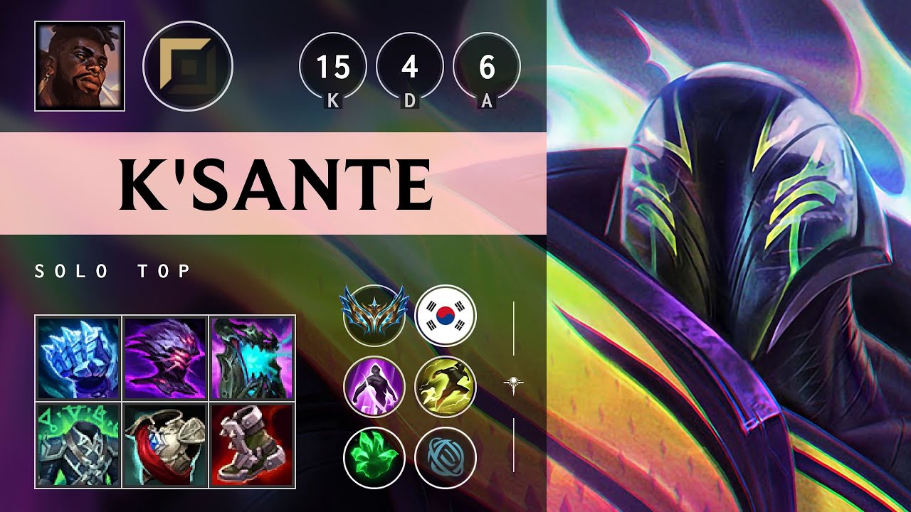 K'Sante Top vs Camille - KR Challenger Patch 25.21