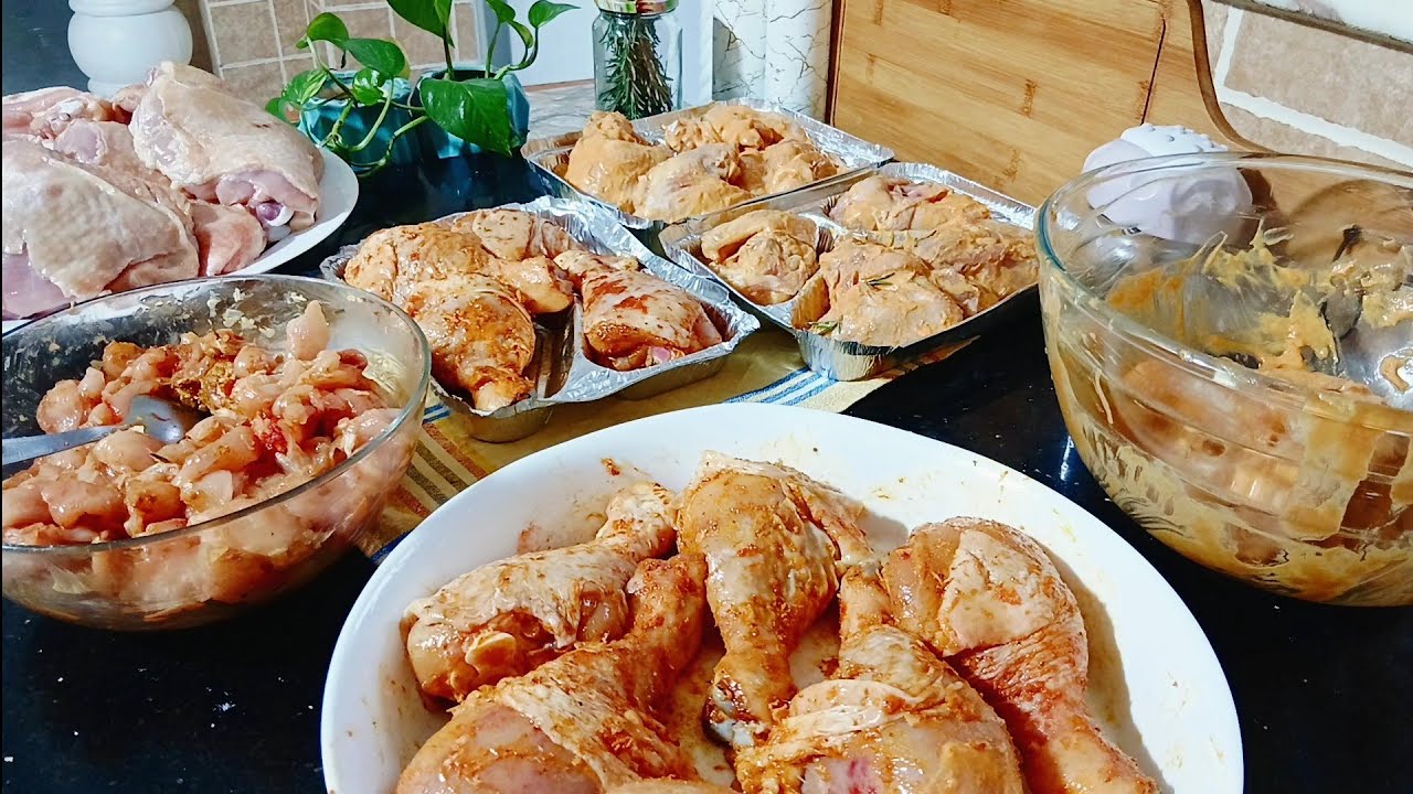 تحضيرات رمضان  تتبيلات الدجاج 