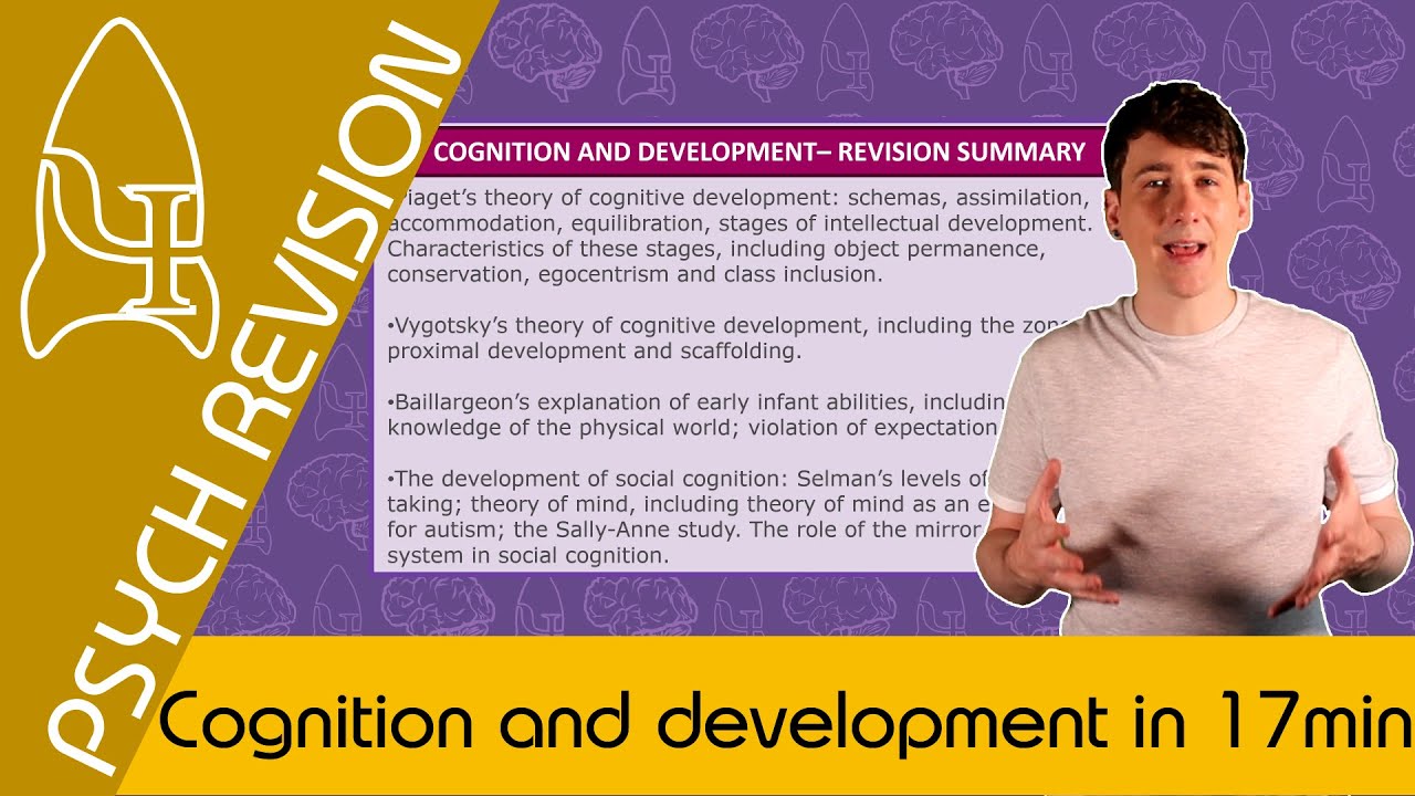 Cognition and development - AQA Psychology in 17 MINS! *NEW* Quick Revision for Paper 3