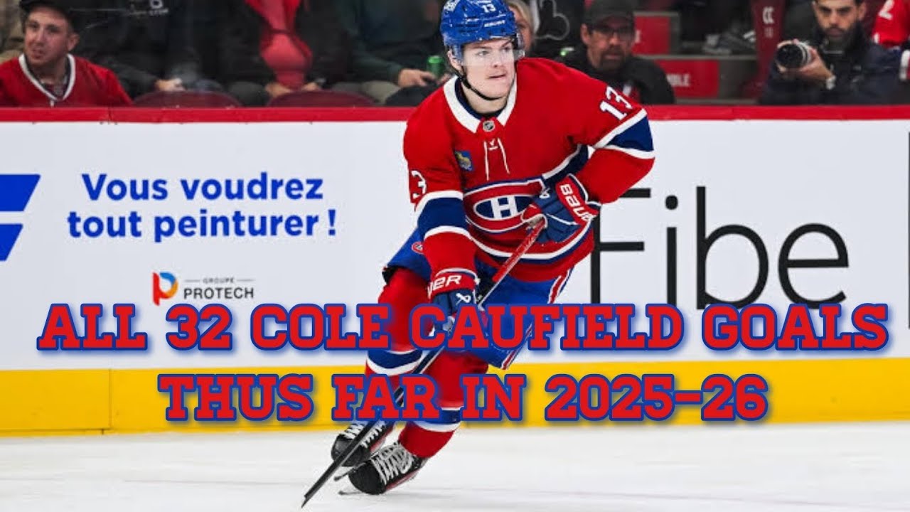 All 32 Cole Caufield Goals thus far in 2025-26