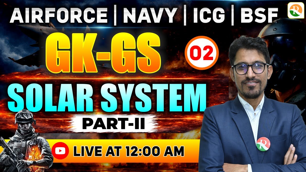 Solar System -02 / Airforce GK GS Classes / Navy GK GS Classes | GK for Airforce, Navy, ICG, NDA,