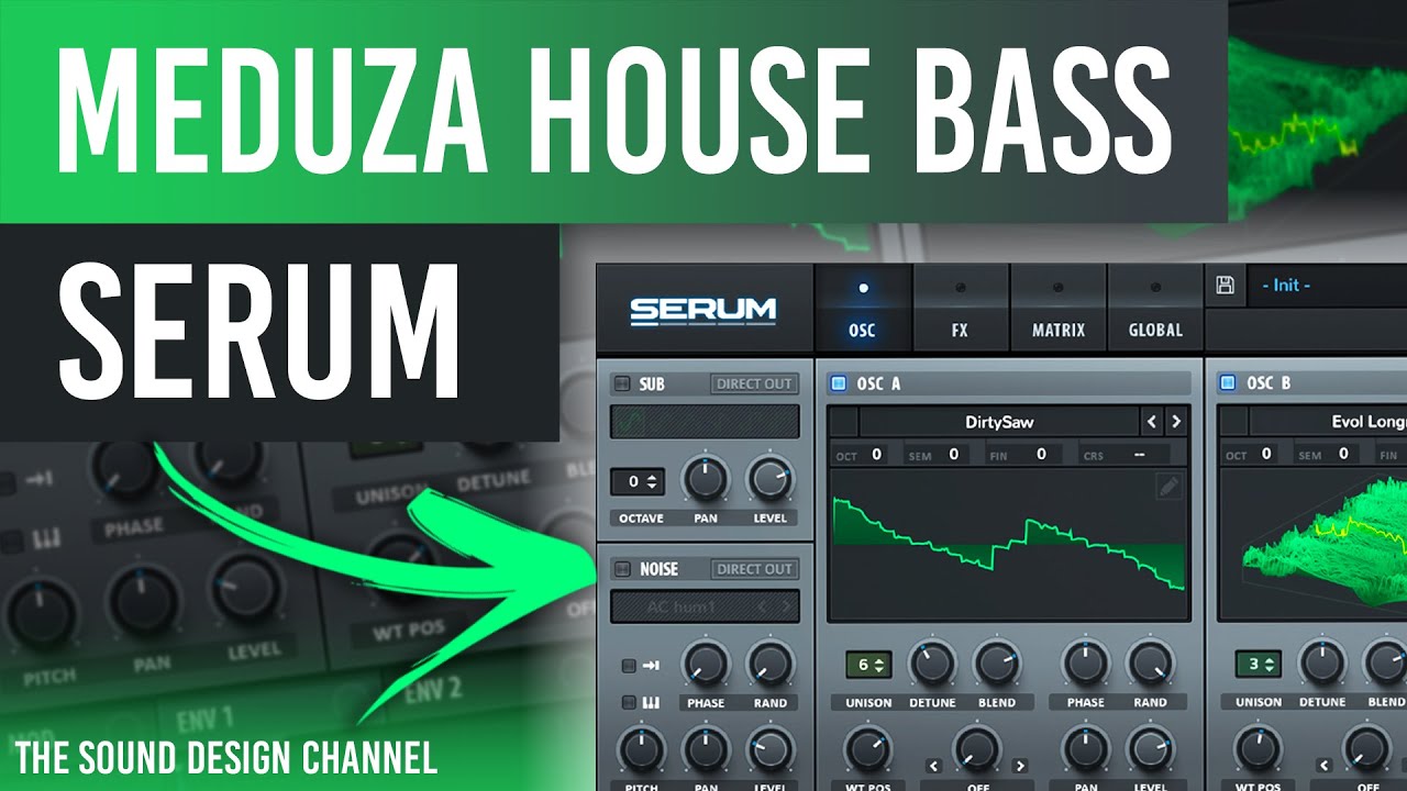 Serum Tutorial | Bass Sound | MEDUZA Style (House)