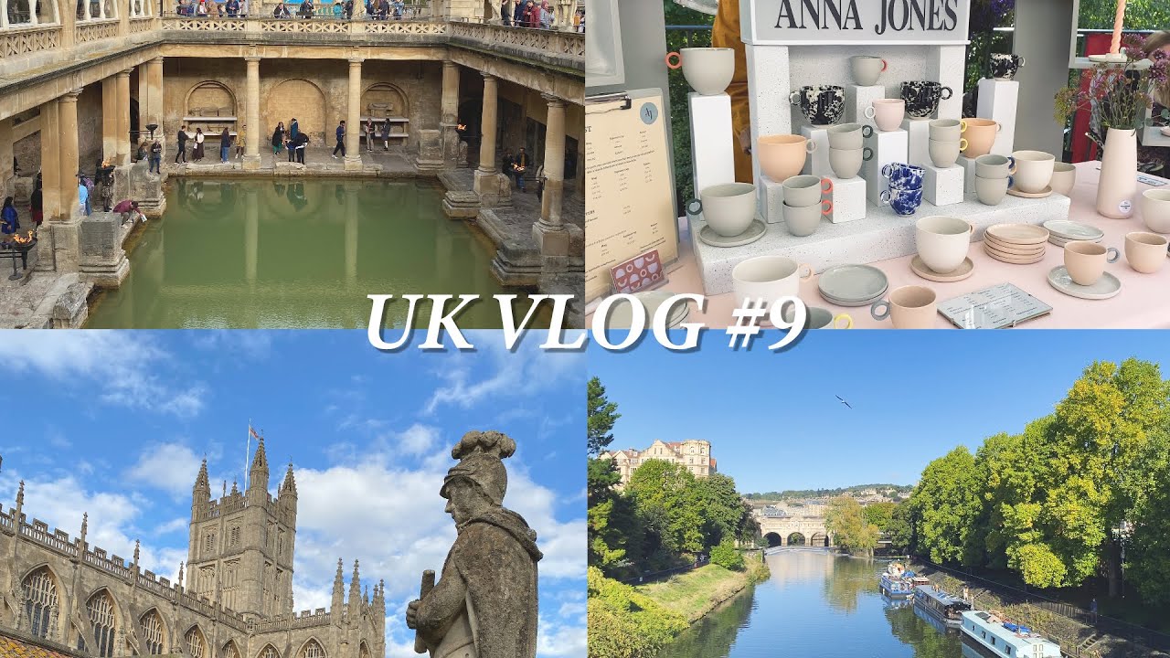 UK VLOG 第九集 - Bath三天兩夜小旅行/Frome獨立市集/Bath Spa