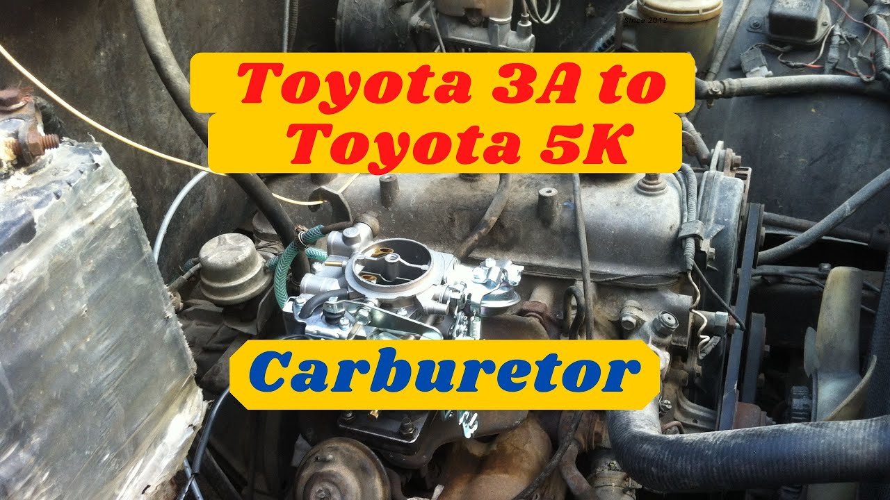 Toyota 3A to Toyota 5K Carburetor / Msm Garage Tv