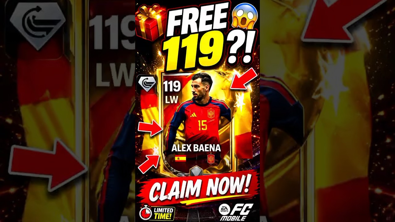 FREE 119 Alex Baena! How to Claim in FC Mobile 🔥