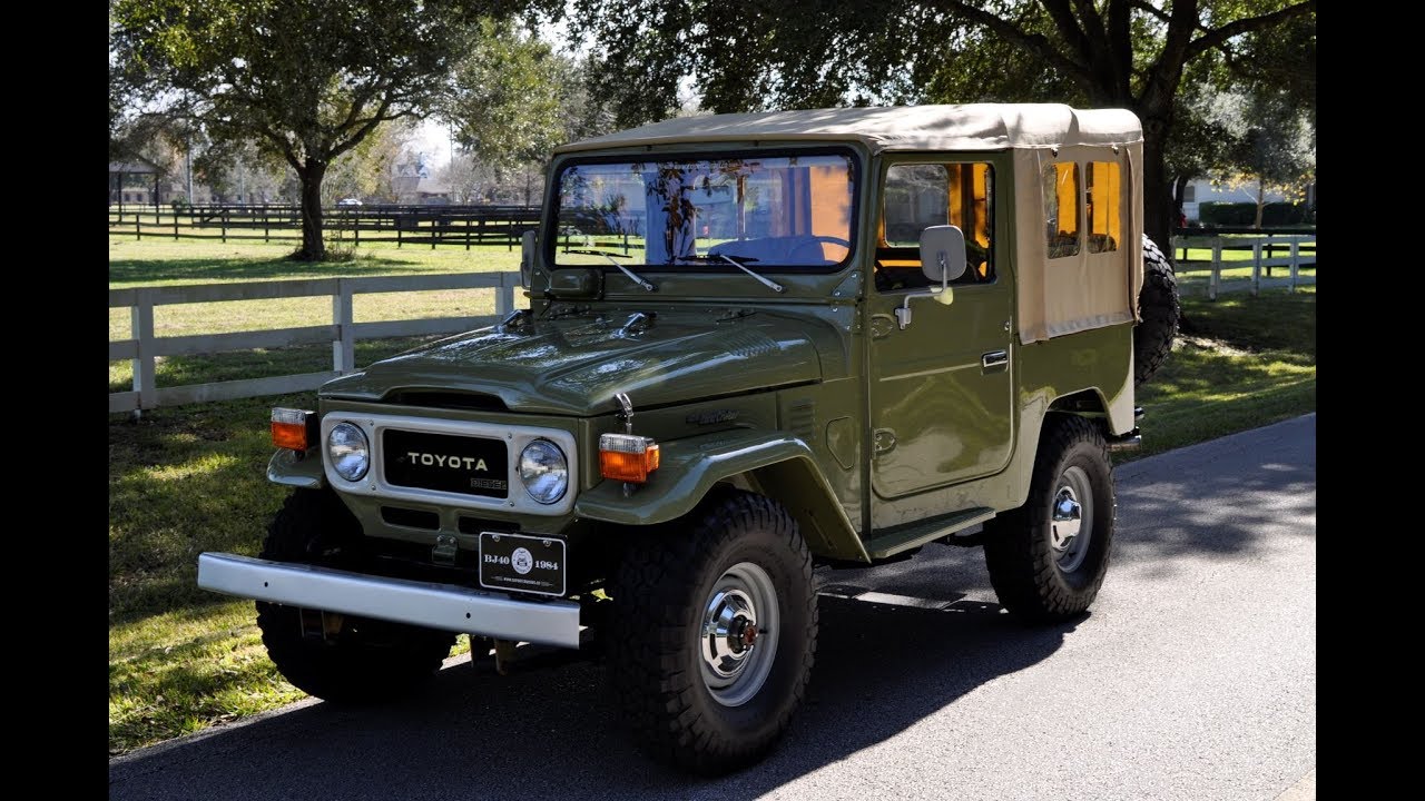 1984 Toyota Land Cruiser BJ40 Diesel Soft Top