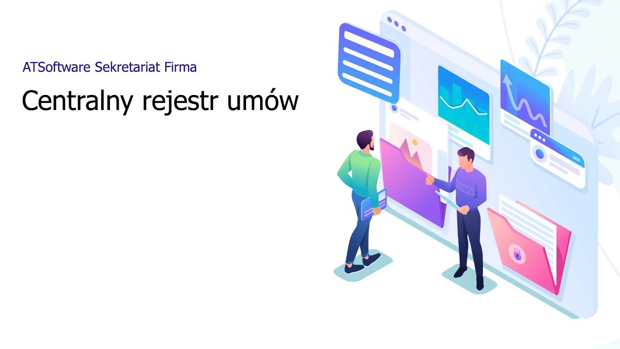 Centralny rejestr umów program do tworzenia umów i zarządzania nimi