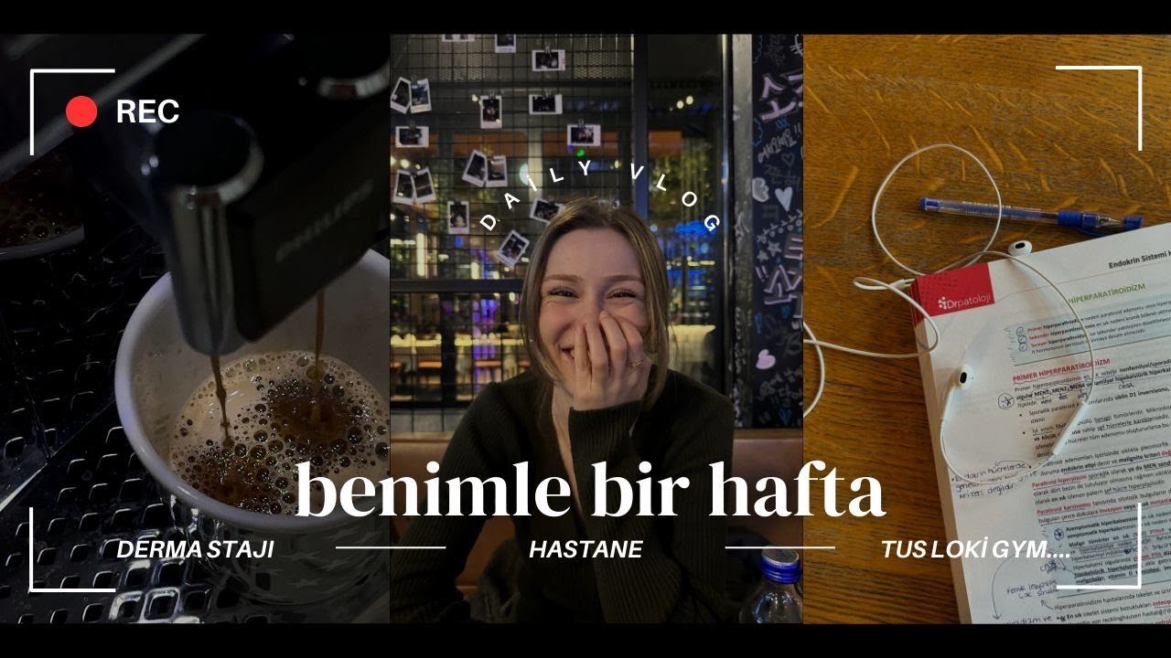 Dolu Dolu Bir Hafta| hastane dermatoloji stajı, loki, acı tavuk denedik, GYM e tekrardan döndüm