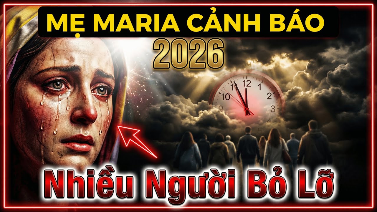 🛑CHỈ 24H NỮA: Đừng để hối tiếc vì sự chậm trễ này! Lời cảnh báo Mẹ Maria | Cầu Nguyện Cùng Mẹ Maria