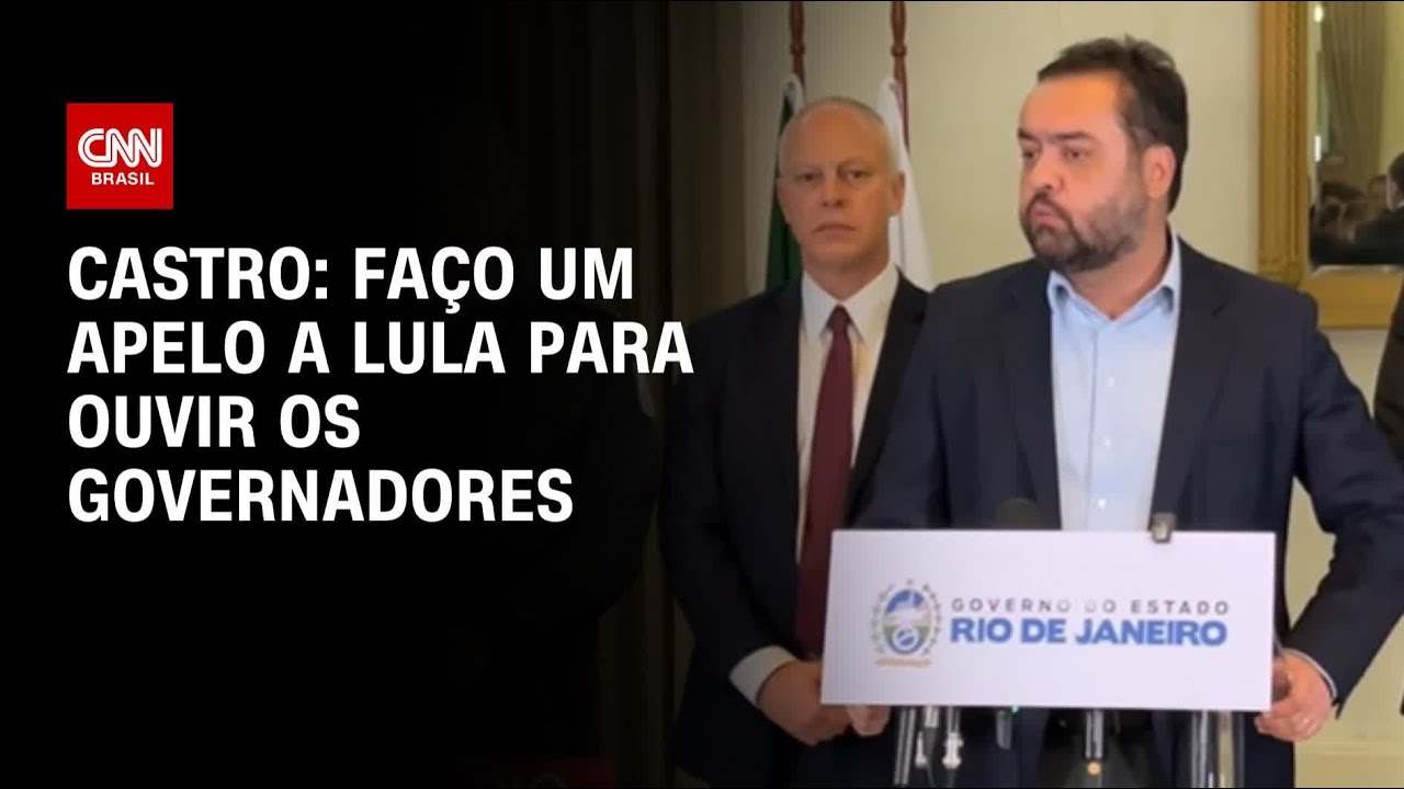 Castro: Faço um apelo a Lula para ouvir os governadores | CNN 360º
