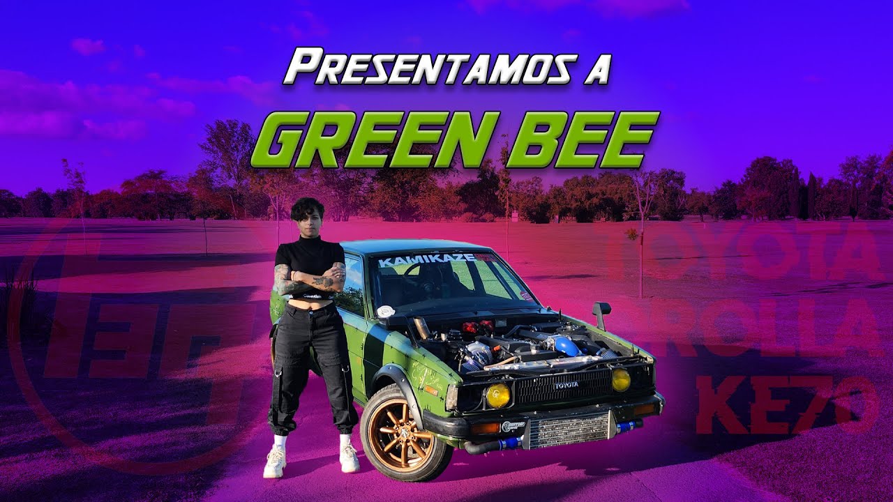 LES PRESENTO A GREEN BEE | TOYOTA COROLLA KE70