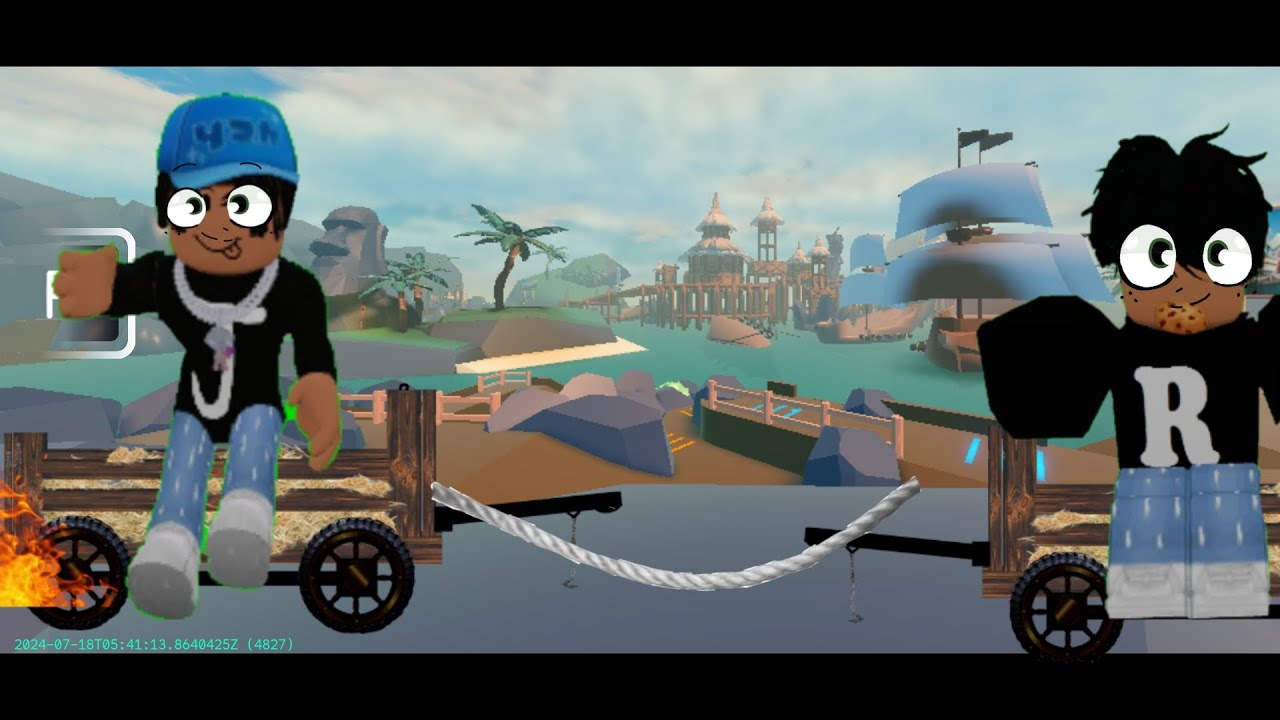 2-Player Minecart Obby! (100M) | Roblox: JourneyBound