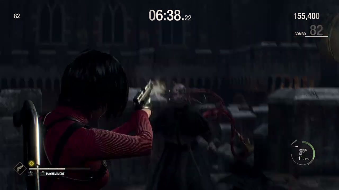 Resident Evil 4 Mercenaries Ada Wong - Castle (S++ Rank 150 Combo)