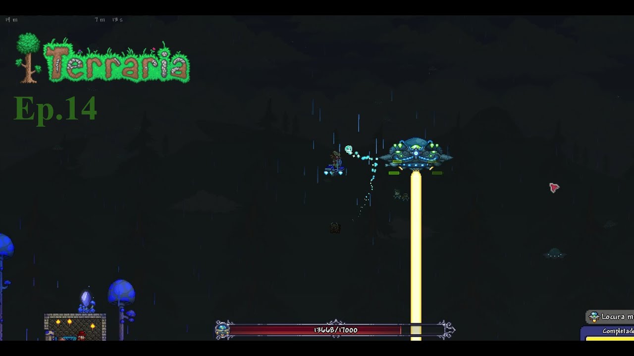 Terraria Ep 14 El nautilo terrible y la invasión marciana