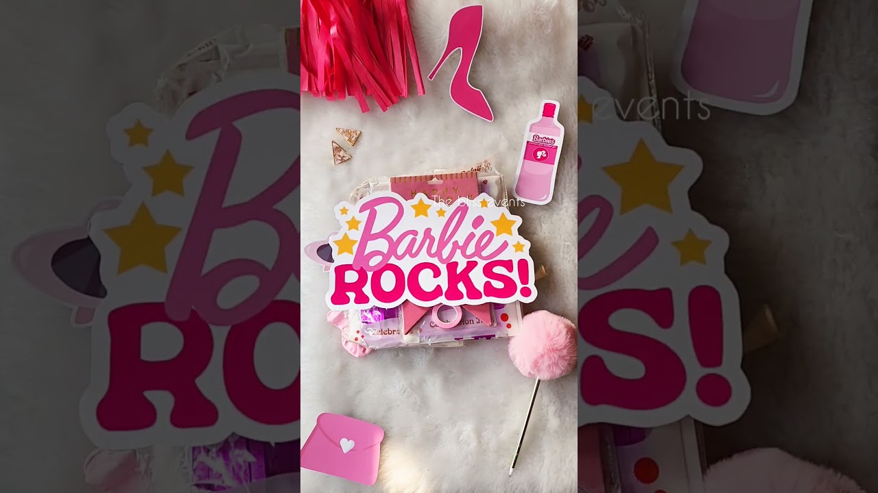 barbie theme birthday decoration at home | Barbie theme party #partysupplies #smallbusiness #asmr