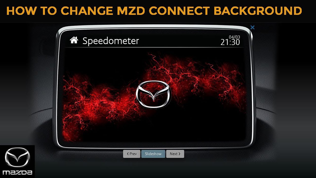 How To Change MAZDA MZD Connect Background (Easy Guide)