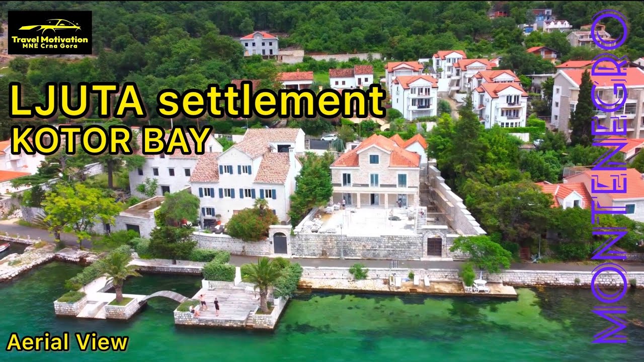 LJUTA, Kotor Bay [Aerial View] Montenegro Crna Gora June 2023 - Ljuta kod Kotora iz vazduha