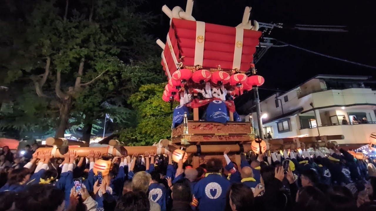 【梶無神社】令和7年　下六ふとん太鼓　本宮　宮入