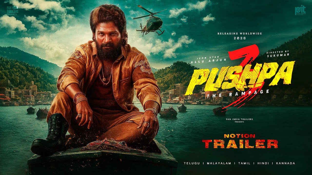 PUSHPA 3 (The Rampage) - Notion Trailer 3 | Allu Arjun | Vijay Deverakonda | Rashmika | Sukumar