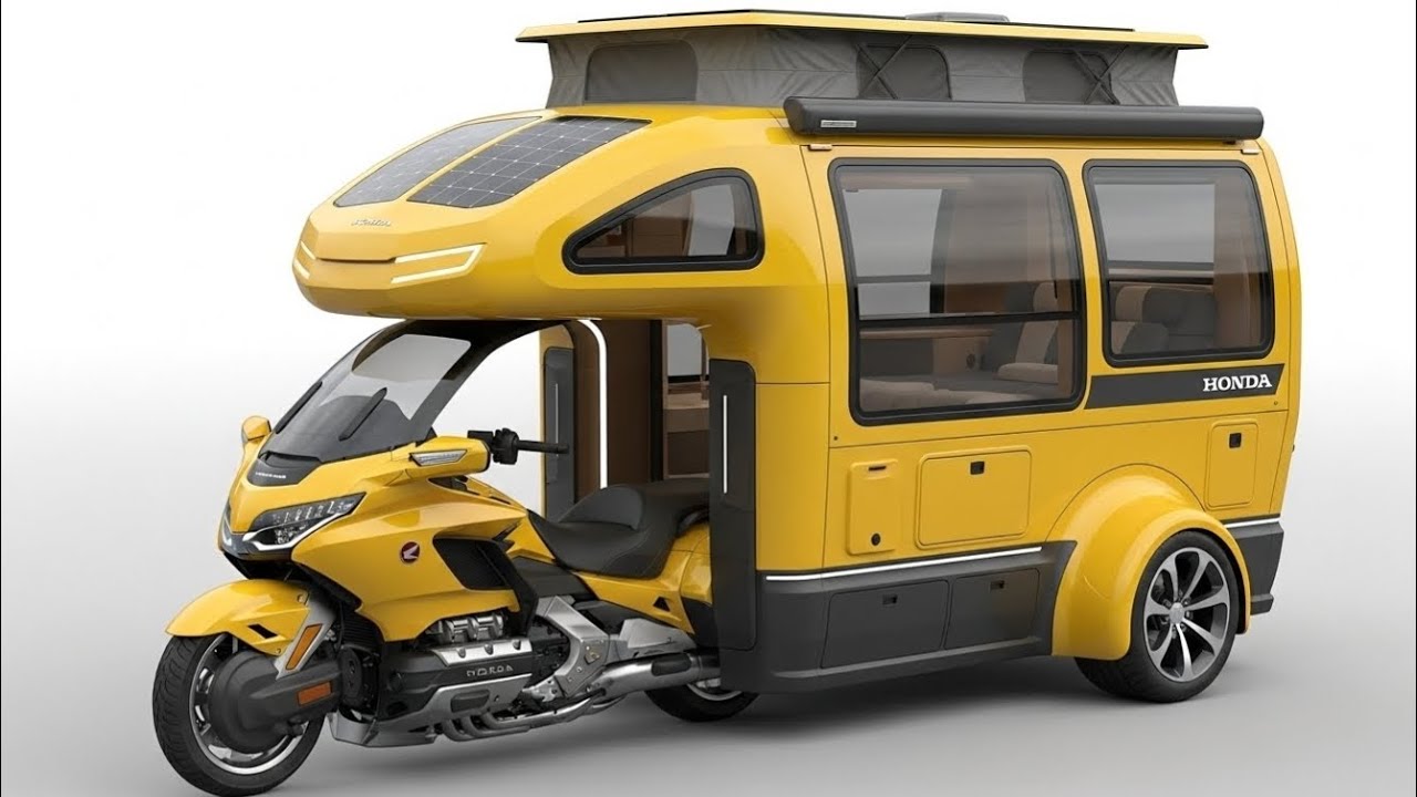 2026 Honda Gold Wing Electric Tricycle Camper Review | The Future of Luxury Touring Is Here