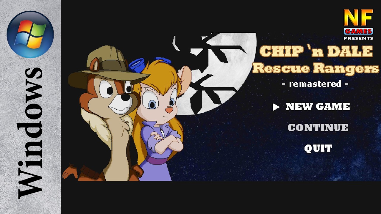 Chip 'n Dale Rescue Rangers: Remastered. Windows [No Damage Walkthrough (All levels)] PC | Computer