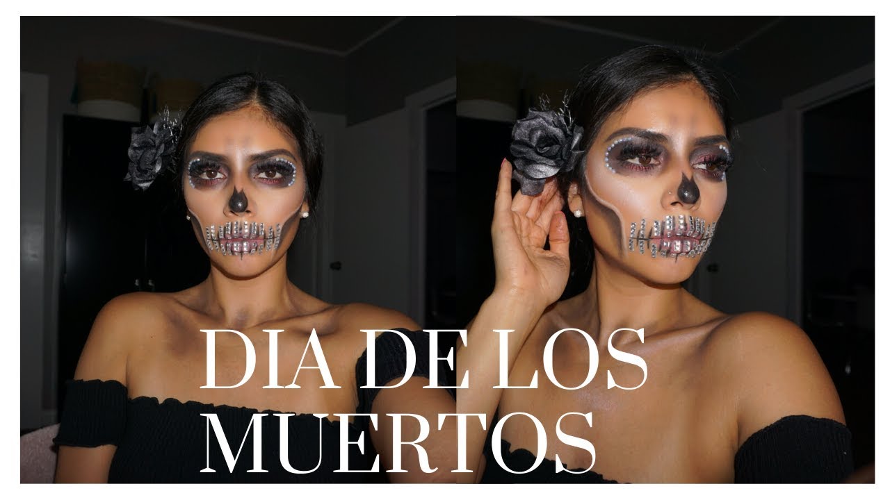 DAY OF THE DEAD MAKEUP TUTORIAL | CATRINA MAKEUP TUTORIAL | DIAMOND SKULL