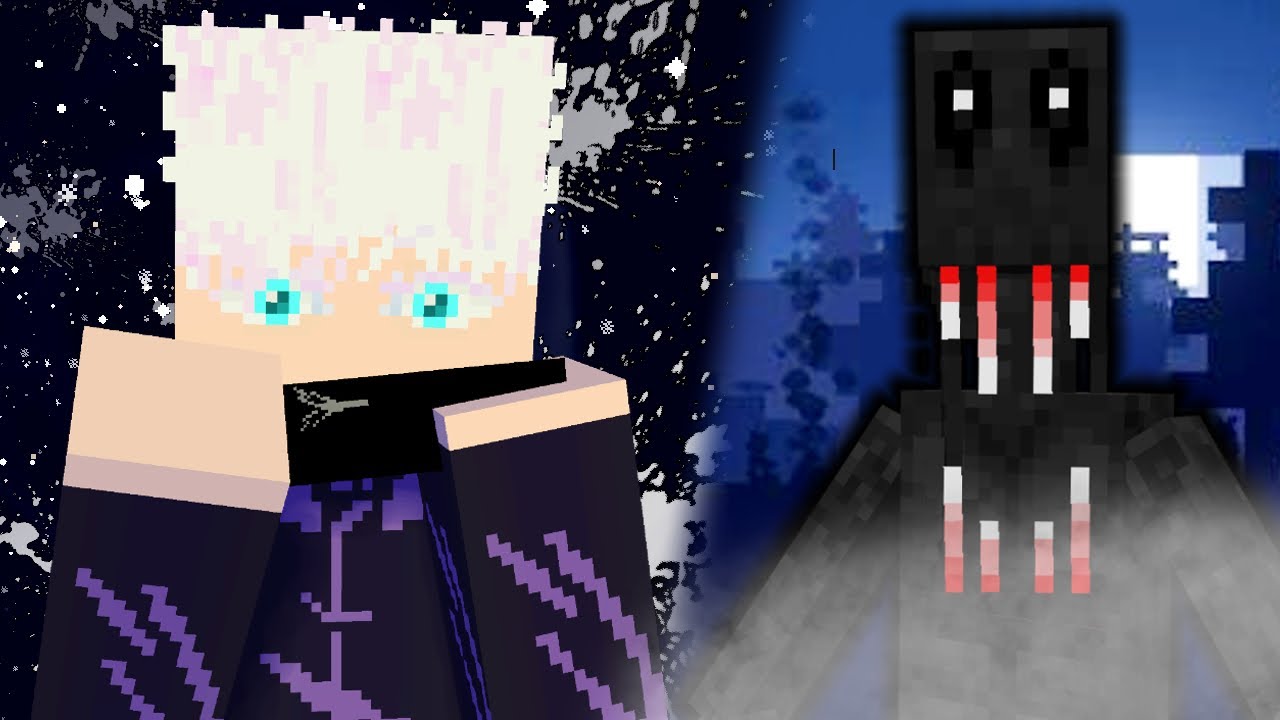 What would Satoru Gojo look like in the most terrifying Minecraft Java mod?!