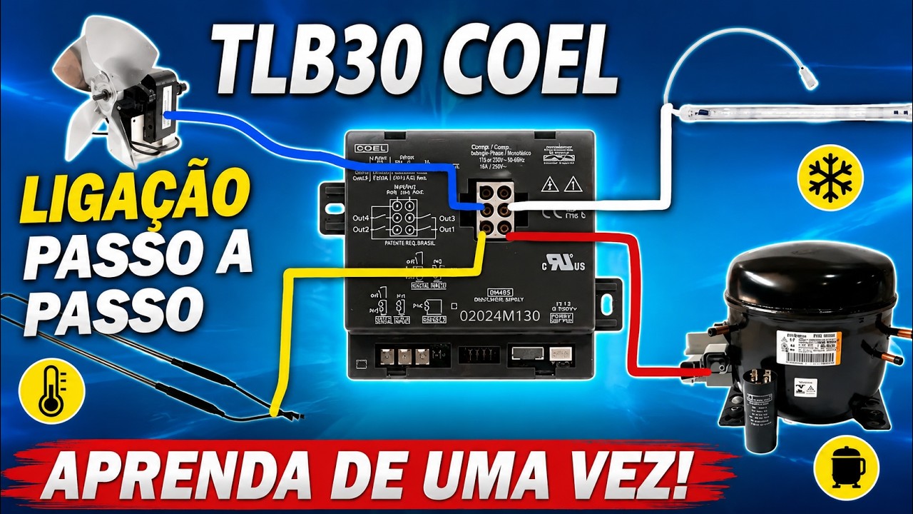 ESQUEMA ELETRICO CONTROLADOR COEL DE CERVEJEIRO