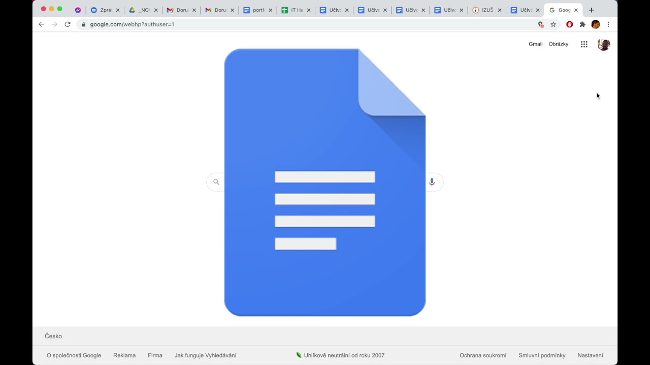Google Dokumenty - Jednoduchý návod - 1. díl