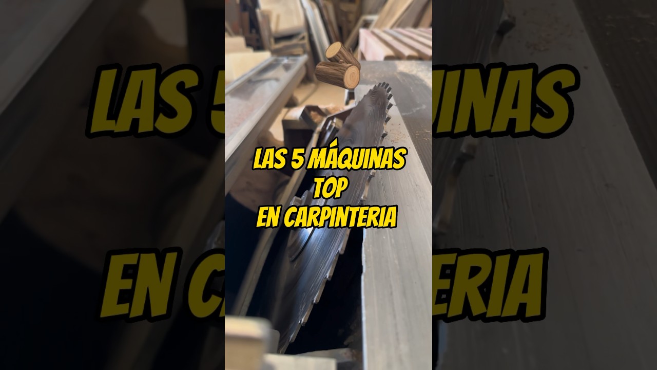Las mejores m&aacute;quinas en carpinter&iacute;a de madera. Tu taller de carpinteria #woodworking #diy