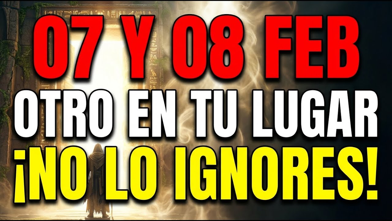 MIGUEL: HOY 07 Y 08 EBRERO ESTOY EN TU PUERTA. SI IGNORAS ESTA SEÑAL, EL ENEMIGO TOMARÁ TU LUGAR...