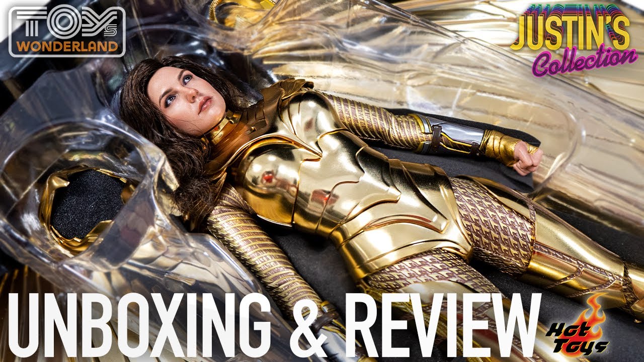 Hot Toys Wonder Woman Golden Armor WW84 Unboxing & Review