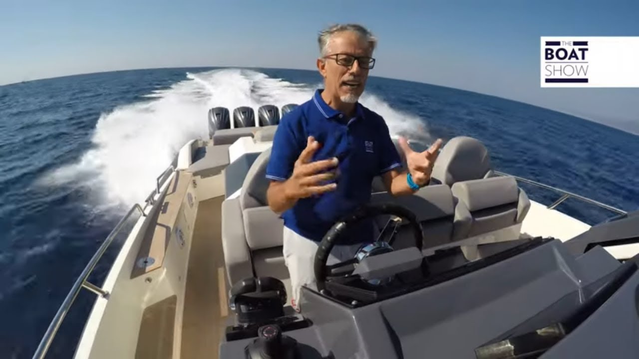 [ENG] CAPELLI TEMPEST 50 WITH 4X YAMAHA V8 425 HP XTO - Inflatable Boat Review - The Boat Show