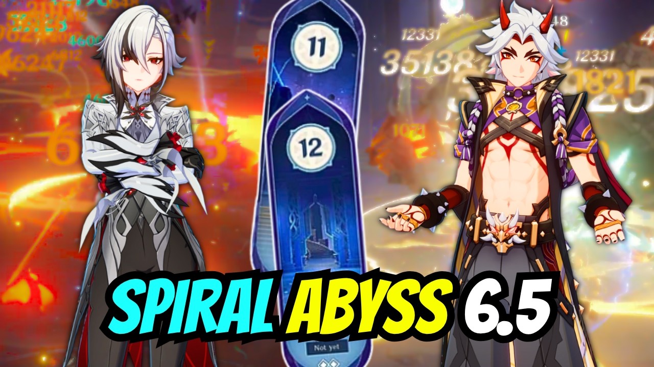 [Hindi] Genshin Impact New Spiral Abyss 6.5 With C0 Arlecchino & C0 Itto
