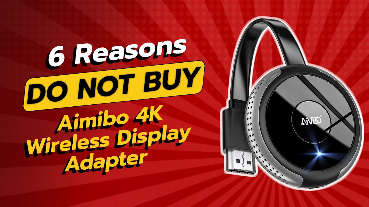 Беспроводной дисплейный адаптер AIMIBO 4K | 6 причин НЕ покупать! 😱