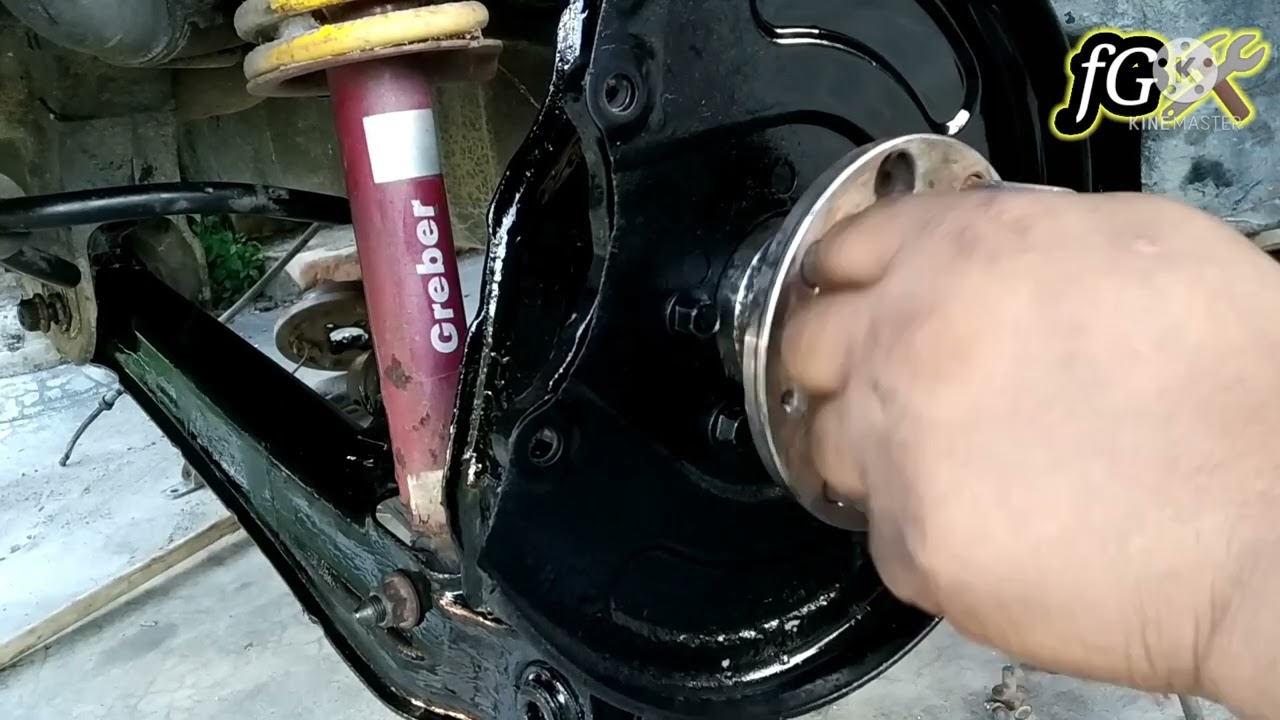 Pasang Disc Brake wira | cara pasang disc brake belakang kereta