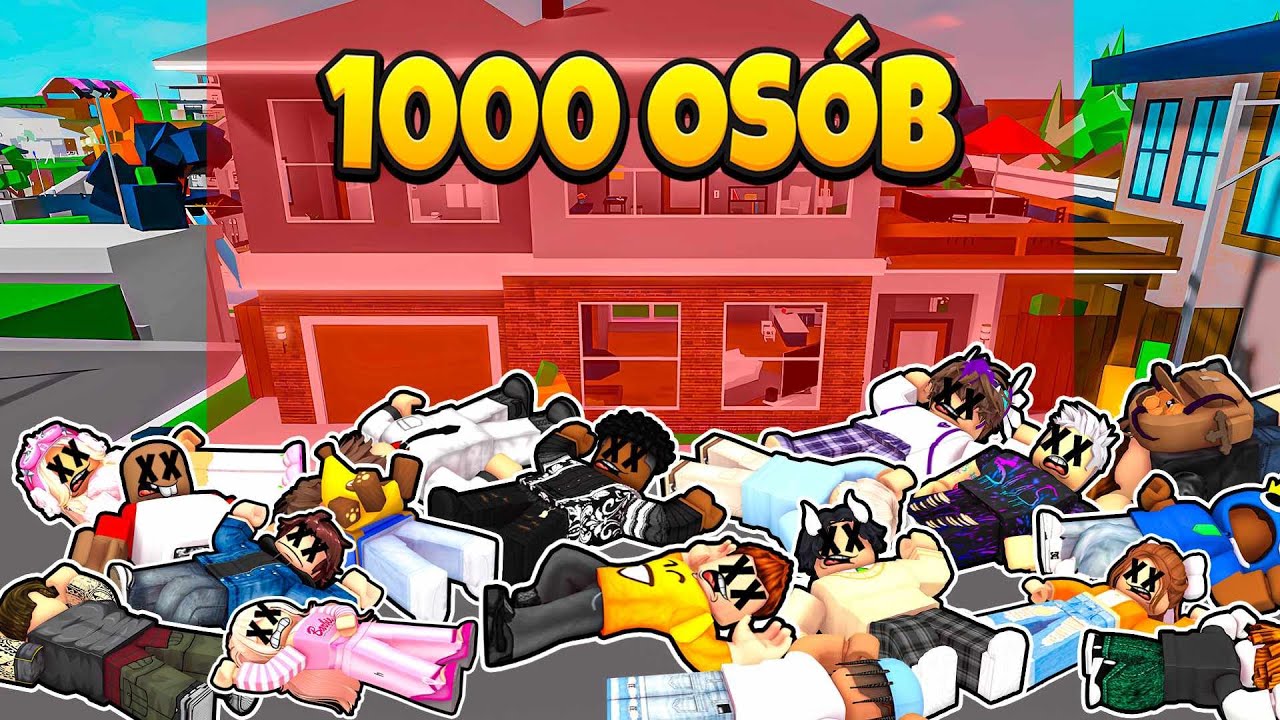 ZBANOWAŁAM 1000 OSÓB na BROOKHAVEN RP w ROBLOX!