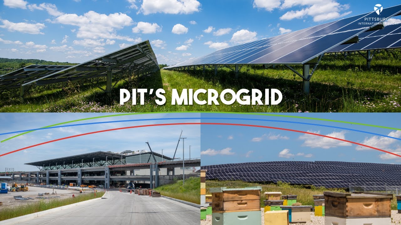 PIT’S MICROGRID: 5 natural gas-fired generators and 9390 solar panels