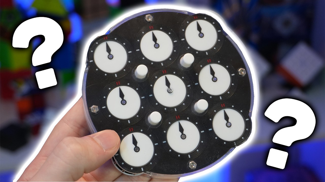 Résoudre le Rubik's Clock en moins de 10 minutes SANS algorithmes !